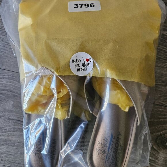 LifeStride Womens Beige Omega Wedge Sandal Flower Memory Foam Size 7M Boho Coast - Picture 15 of 16